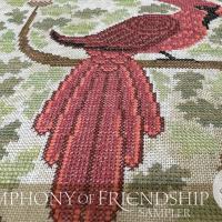 A symphony of friendship sampler cottage garden samplings 3