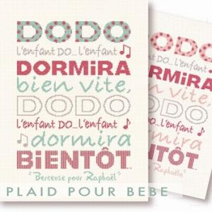 Fiche Plaid pour Bébé 1 B025 Lilipoints