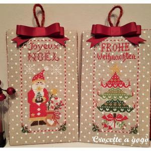 Christmas ornaments set 2 crocette a gogo