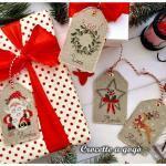 Etiquettes de noel crocette a gogo christmas vintage