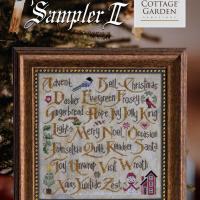 Fiche broderie christmas sampler ii cottage garden samplings