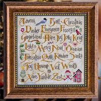 Fiche broderie cottage garden samplings christmas sampler ii 