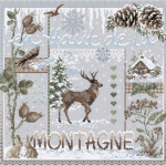 Fiche broderie en haut de la montagne 168 madame la fee