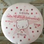 Fiche broderie notre heureux evenement b020 lilipoints naissance