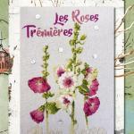 Fiche de broderie isabelle vautier les roses tremieres isa 29