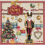 Fiche de broderie un noel en or madame la fee 167