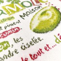 Fiche ou kits mon guacamole g053 fiche ou kits de points de croix lilipoints 2