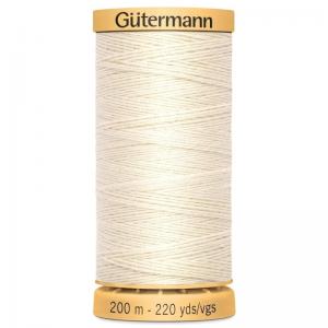 Fil a batir 100 coton 500m coloris ecru 919 guttermann