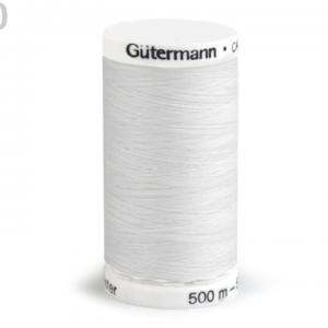 Fil polyester guttermann 500m blanc 800