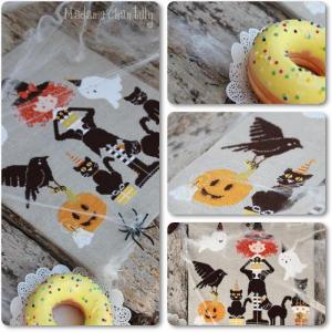 Halloween party madame chantilly fiche broderie