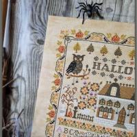 Halloween sampler fiche ou kit de point de croix crocette a gogo 7