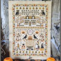 Halloween sampler fiche ou kit de point de croix crocette a gogo