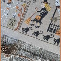 Happy halloween fiche ou semi kit de point de croix crocette a gogo 6