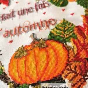 Il etait une fois l automne annick abrial fiche de broderie