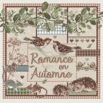 La romance en automne fiche 166 madame la fee fiche de broderie