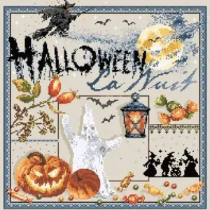 La nuit d halloween 157 madame la fee fiche broderie