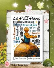 Le petit prince bdn84 fiche ou kits de points de croix isabelle haccourt vautier 1