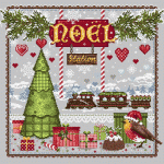 Noel station fiche broderie madame la fee