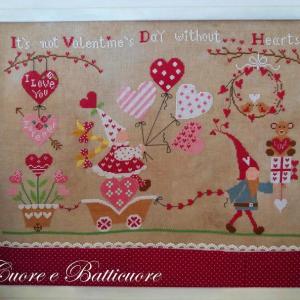 Non e san valentino senza cuori cuore e batticuore fiche broderie