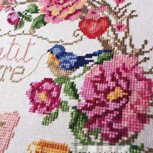 Fiche de broderie havre de paix de annick abrial