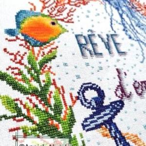 Fiche de broderie reve les embruns annick abrial