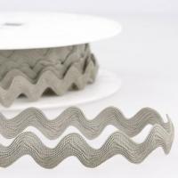 Serpentine toutextile ric rac polyester 15mm s173 gris moyen 133