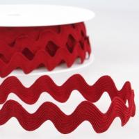 Serpentine toutextile ric rac polyester 15mm s173 rouge hermes 97