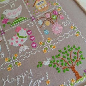 Shabby easter calendar cuore e batticuore 5