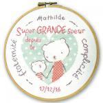 Super grande soeur b022 fiche broderie lilipoints naissance