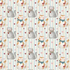 Tissu patchwork chats fuxicos e fricotes cat010