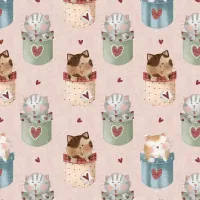 Tissu patchwork chats fuxicos e fricotes cat011