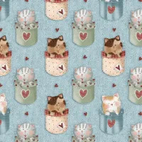 Tissu patchwork chats fuxicos e fricotes cat012