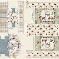 Tissu patchwork chats panne