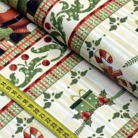 Tissu patchwork noel fuxicos e fricotes nat010 1