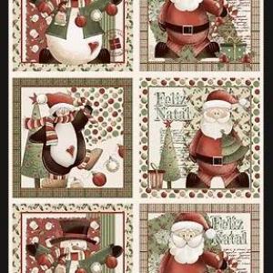 Tissu patchwork noel fuxicos e fricotes nat018 2