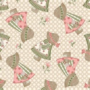 Tissu patchwork sunbonnet sue fuxicos e fricotes rt299