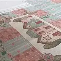 Tissu patchwork village d amour vila de amor panneau 4 trousses a confectionner fuxicos e fricotes vil011 1