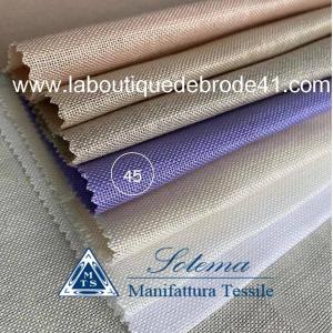 Toile a broder sotema lin 212l 12 fils lavande 45 4