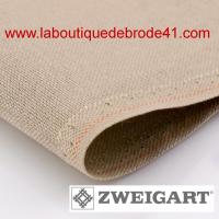 Toile a broder zweigart modena 3454 14 fils beige taupe 779