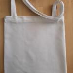 Tote bag blanc etamine 8 fils lilipoint 