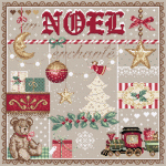 Un noel enchante madame la fee fiche broderie