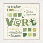 Vert x005 lilipoints couleurs fiche broderie